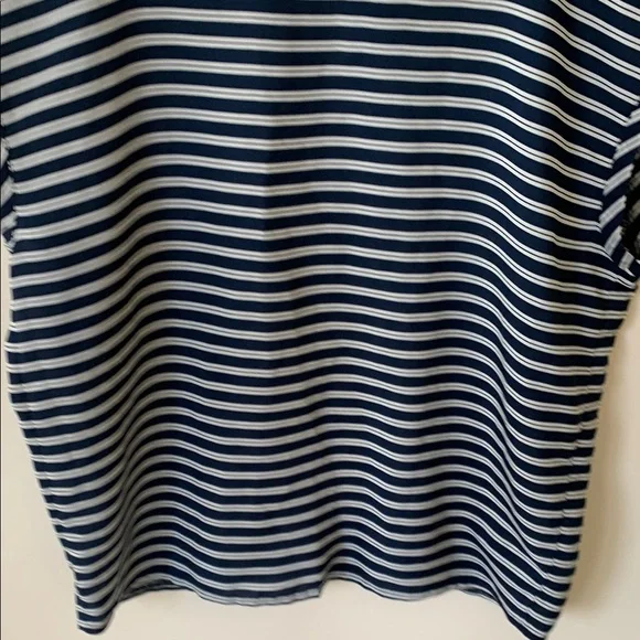 Abercrombie & Fitch Blue and White Boxy  Blouse Women’s SZ M - Picture 4 of 10
